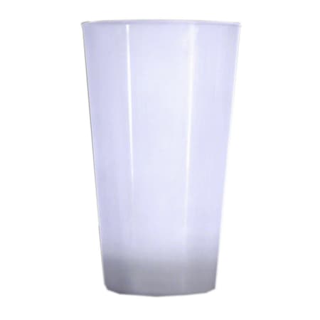 Endless Games 16 oz Light Up Acrylic Glow Glasses, White EN3330969